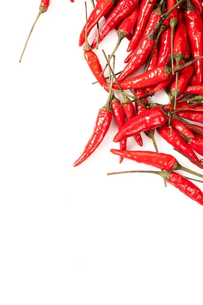 Isolated chili peppers — Stock Photo, Image