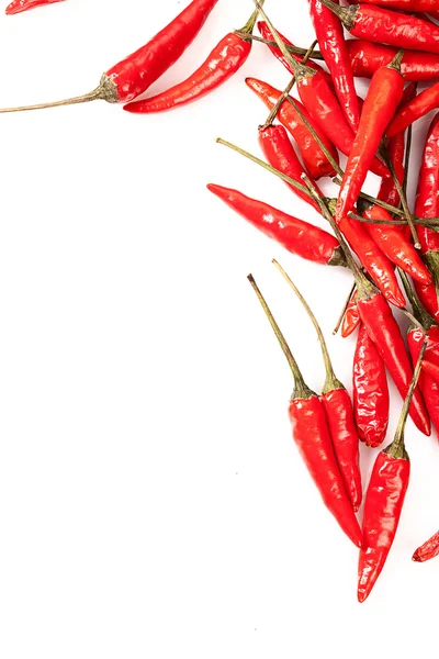 Isolated chili peppers — Stock Photo, Image
