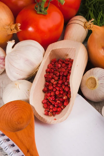 Lebensmittel-Hintergrund — Stockfoto