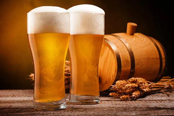 Bier-Hintergrund — Stockfoto