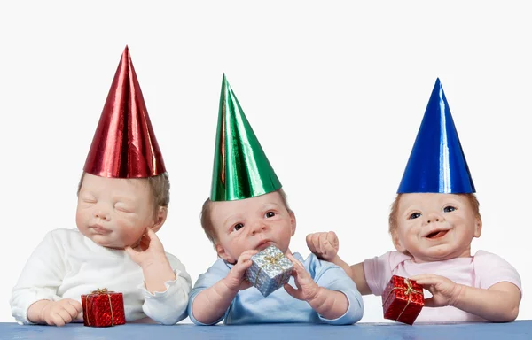 Baby poppen partij Rechtenvrije Stockfoto's