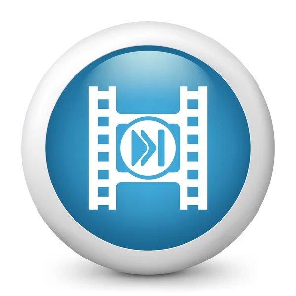 Icon depicting a play button of a video player — Stock Photo, Image