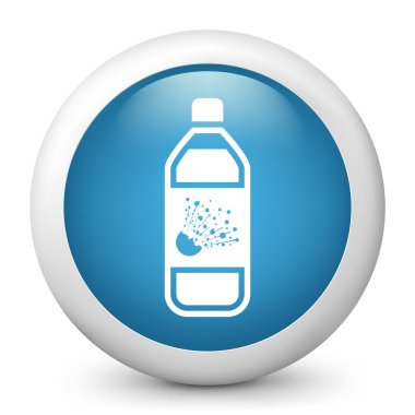 sembol patlayıcı ile şişe