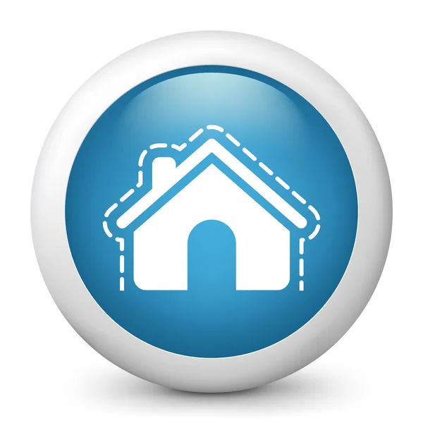 Icon depicting a house — Stock Vector