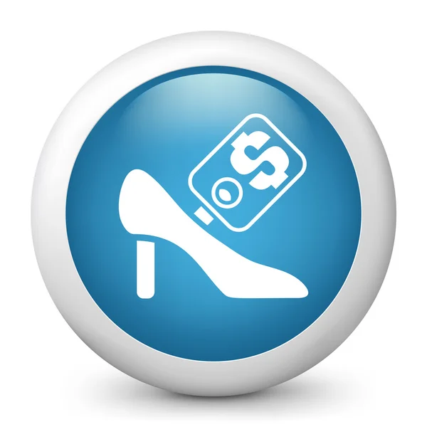 Icon depicting a shoe concept — Stock Vector