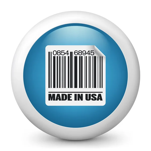 Ícone marcado "Made in Usa " — Vetor de Stock