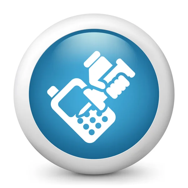 Ikona przedstawiająca uszkodzony telefon — Wektor stockowy