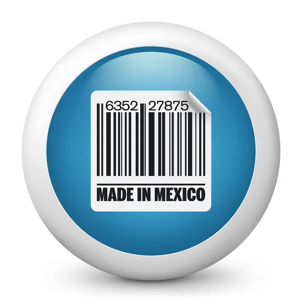 Icon marked "Made in Mexico" — Stock Vector