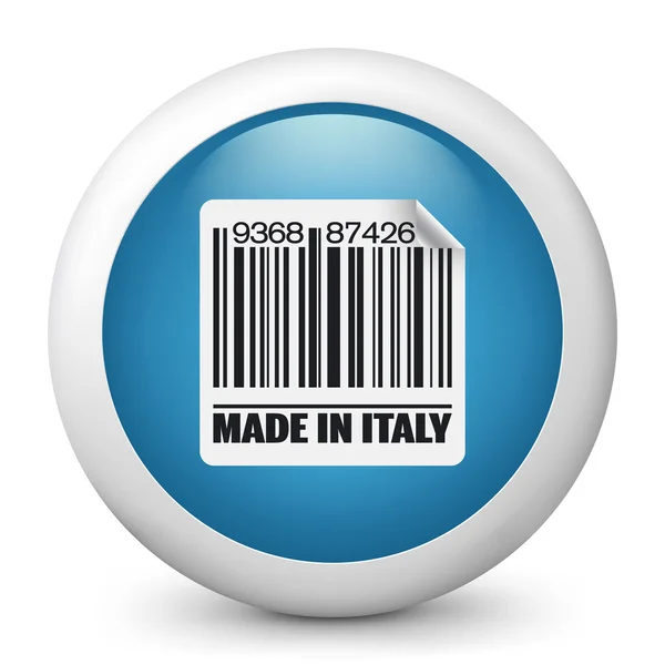 Ikona označená "vyrobeno v Itálii" — Stockový vektor