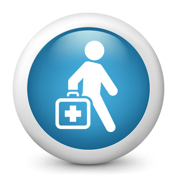 icon depicting a doctor walks