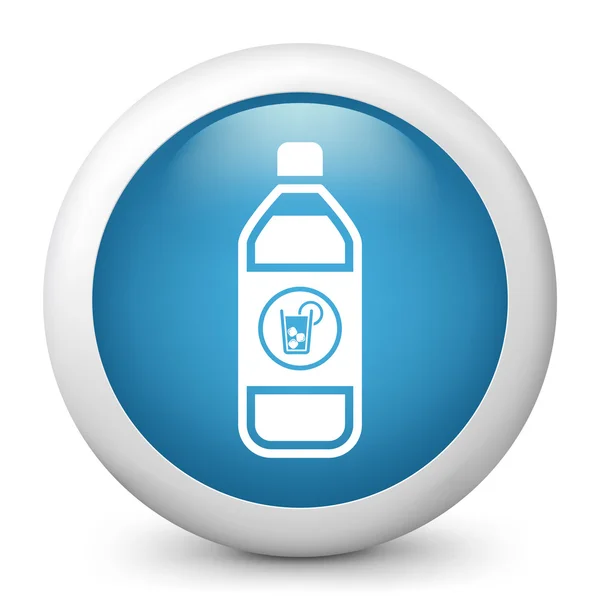 Icon depicting a bottle of cool drink — Stock Vector