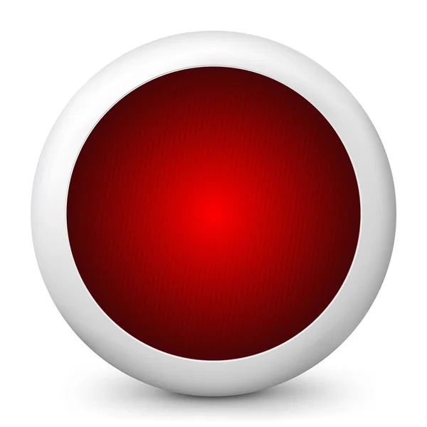Egy piros lámpánál ábrázoló ikon — Stock Vector