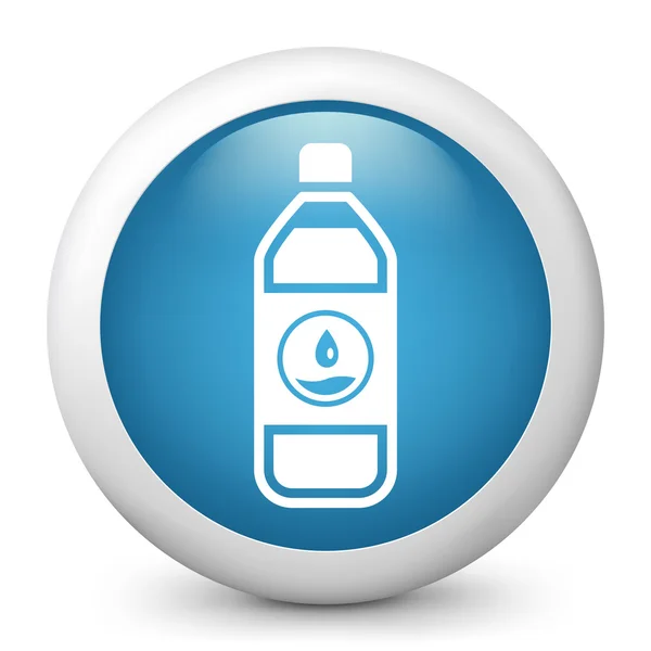 Fles water of een generieke vloeistof — Stockvector