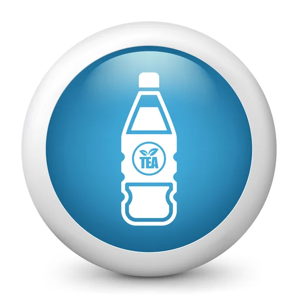 Icono que representa una botella de té — Vector de stock