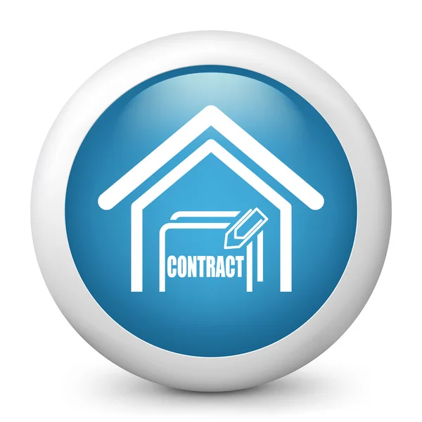 Contract for the purchase of a home — Stock Vector