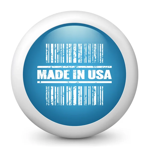 Carimbo marcado "Made in USA " — Vetor de Stock