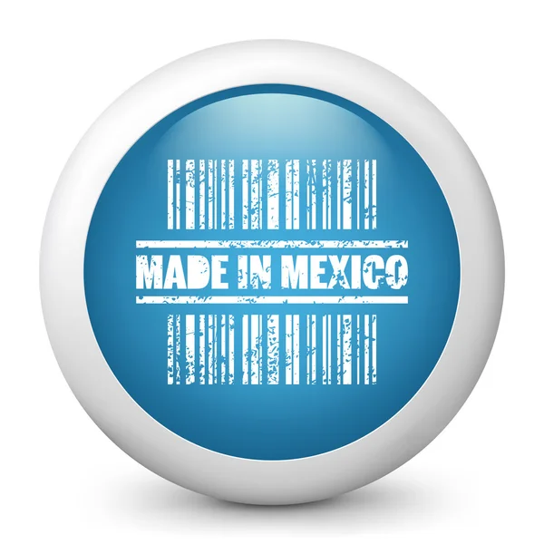 Icon marked "Made in Mexico" — Stock Vector