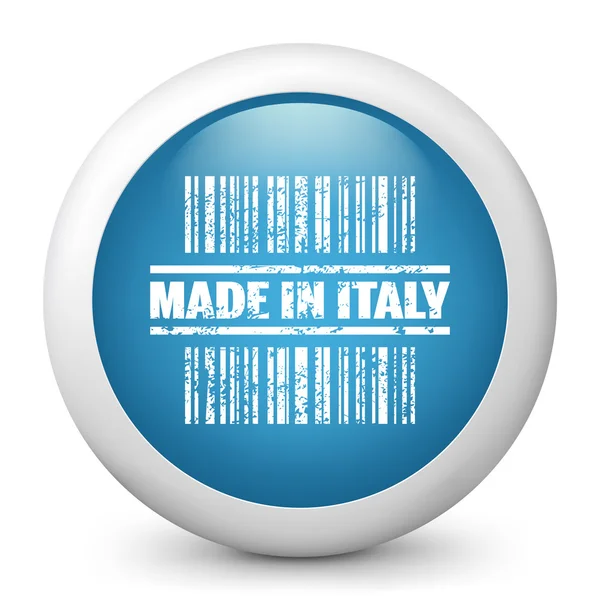 Stamp marked "Made in Italy" — Stock Vector