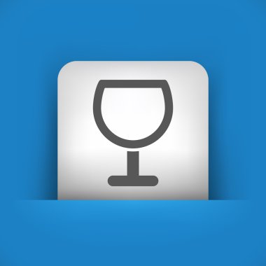 cam tasvir mavi ve gri simgesi