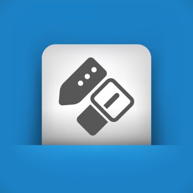 kemer tasvir mavi ve gri simgesi