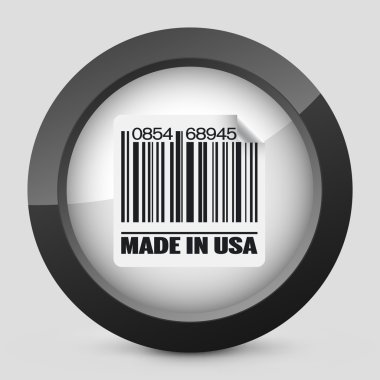 turuncu ve gri izole simge vektör.