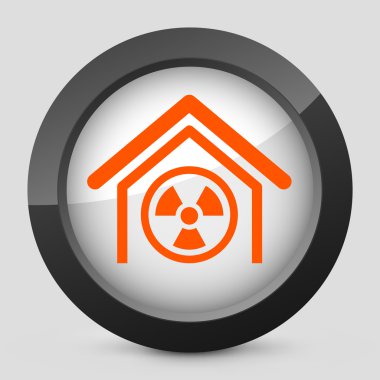 turuncu ve gri izole simge vektör.