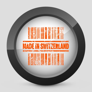 turuncu ve gri izole simge vektör.