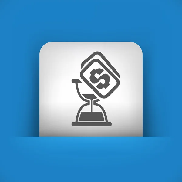 Blaues und graues Symbol für die Lebensmittelverpackung — Stockvektor