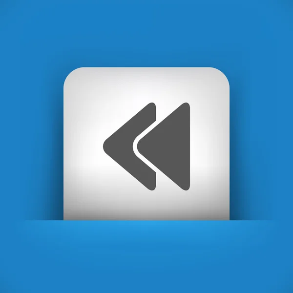 Blue and gray icon depicting player symbol — Wektor stockowy