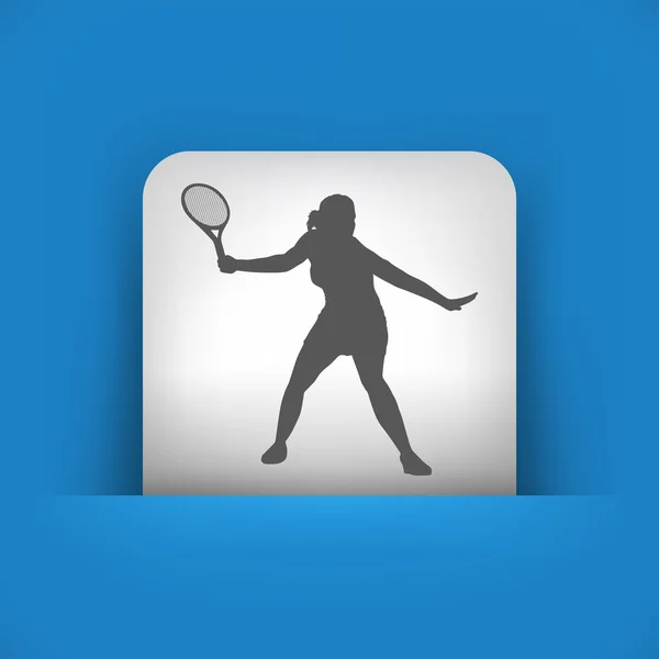 Jugador de tenis — Archivo Imágenes Vectoriales