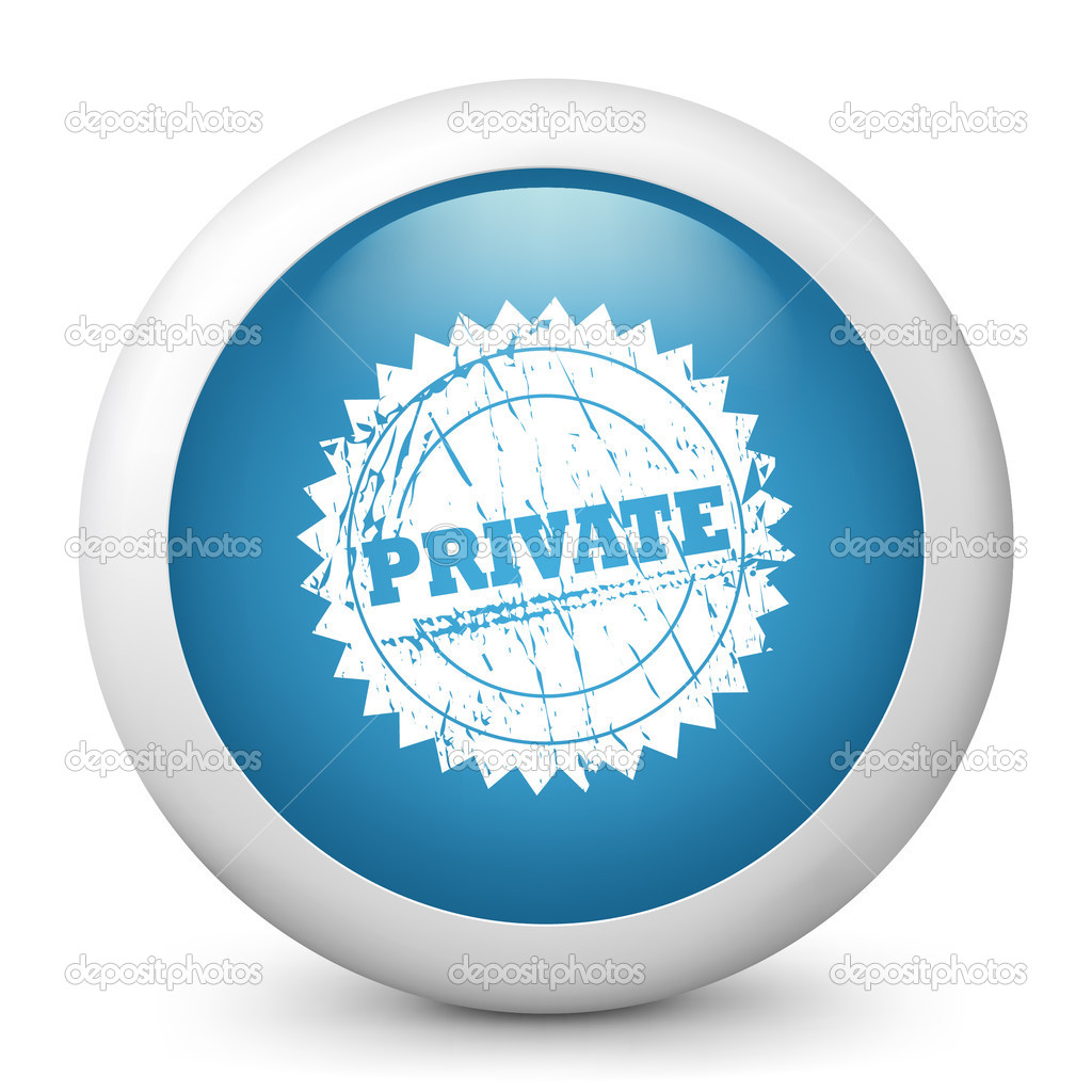 Vector blue glossy icon depicting 