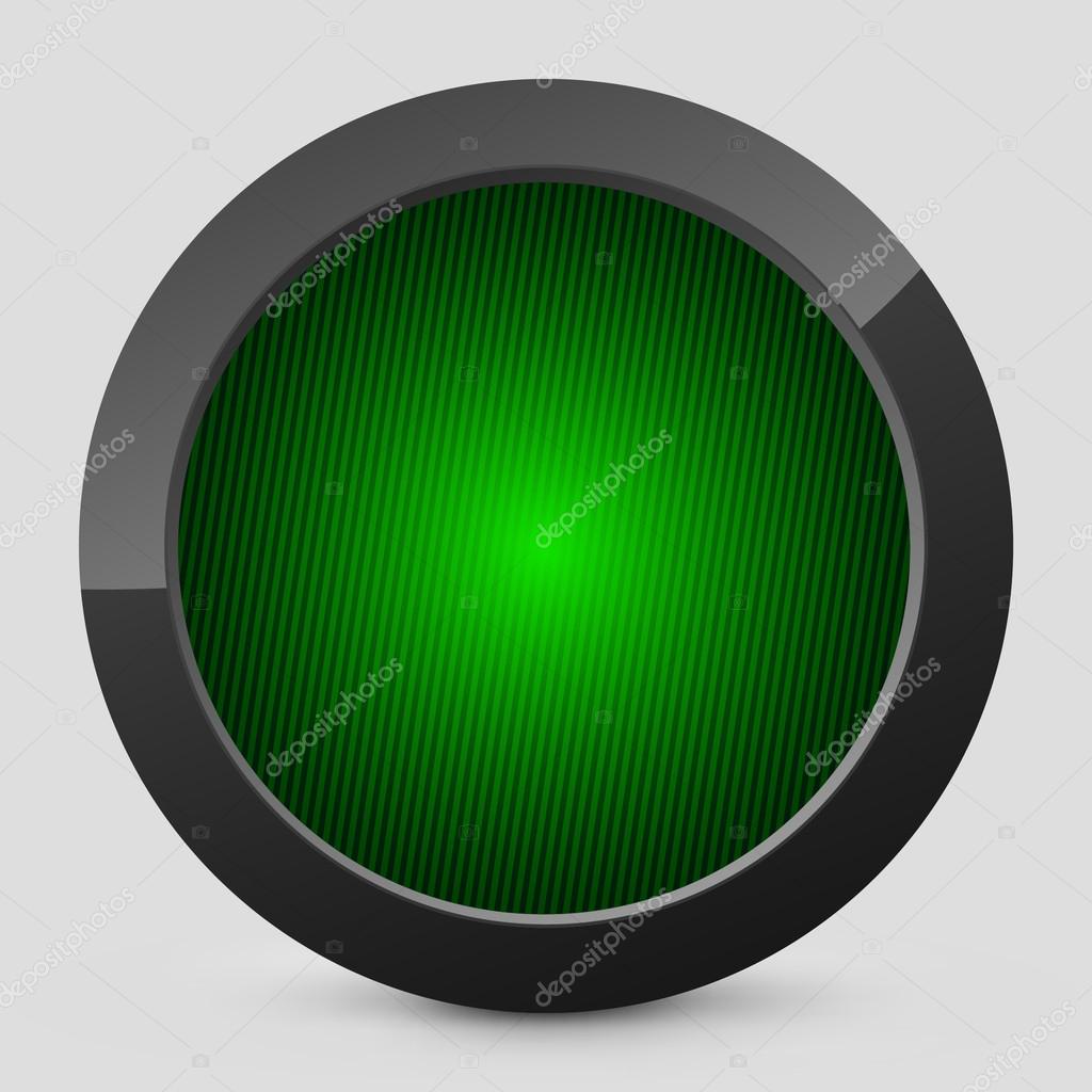 緑の信号を描いたグレーとオレンジ色のアイコンのベクトル イラスト ストックベクター C Myvector