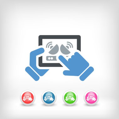 anten bağlantısını Tablet