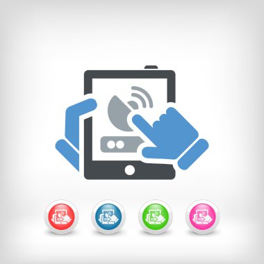 anten bağlantısını Tablet