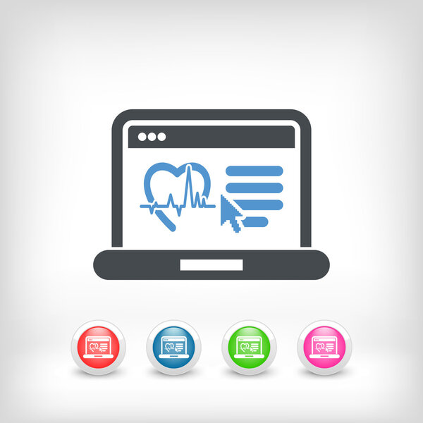 Medical website page