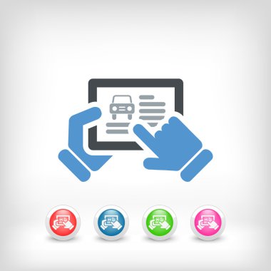 Tablet otomotiv Web sitesi