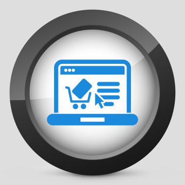 e-ticaret Web sitesi simge