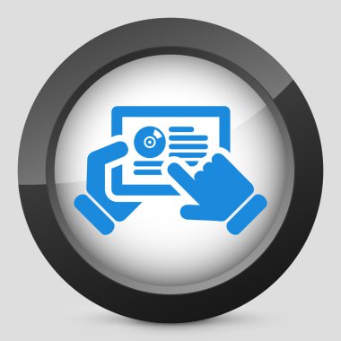 tablet bilgisayar yazılımı ya da müzik Web sitesi