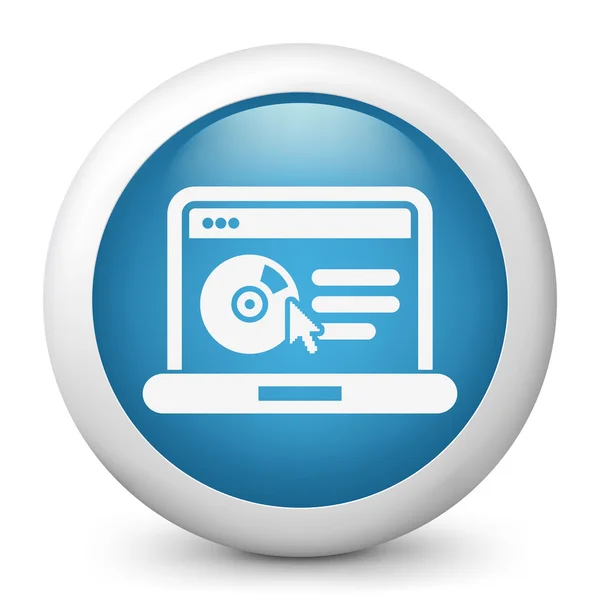 Web sitesi yazılımı simgesini