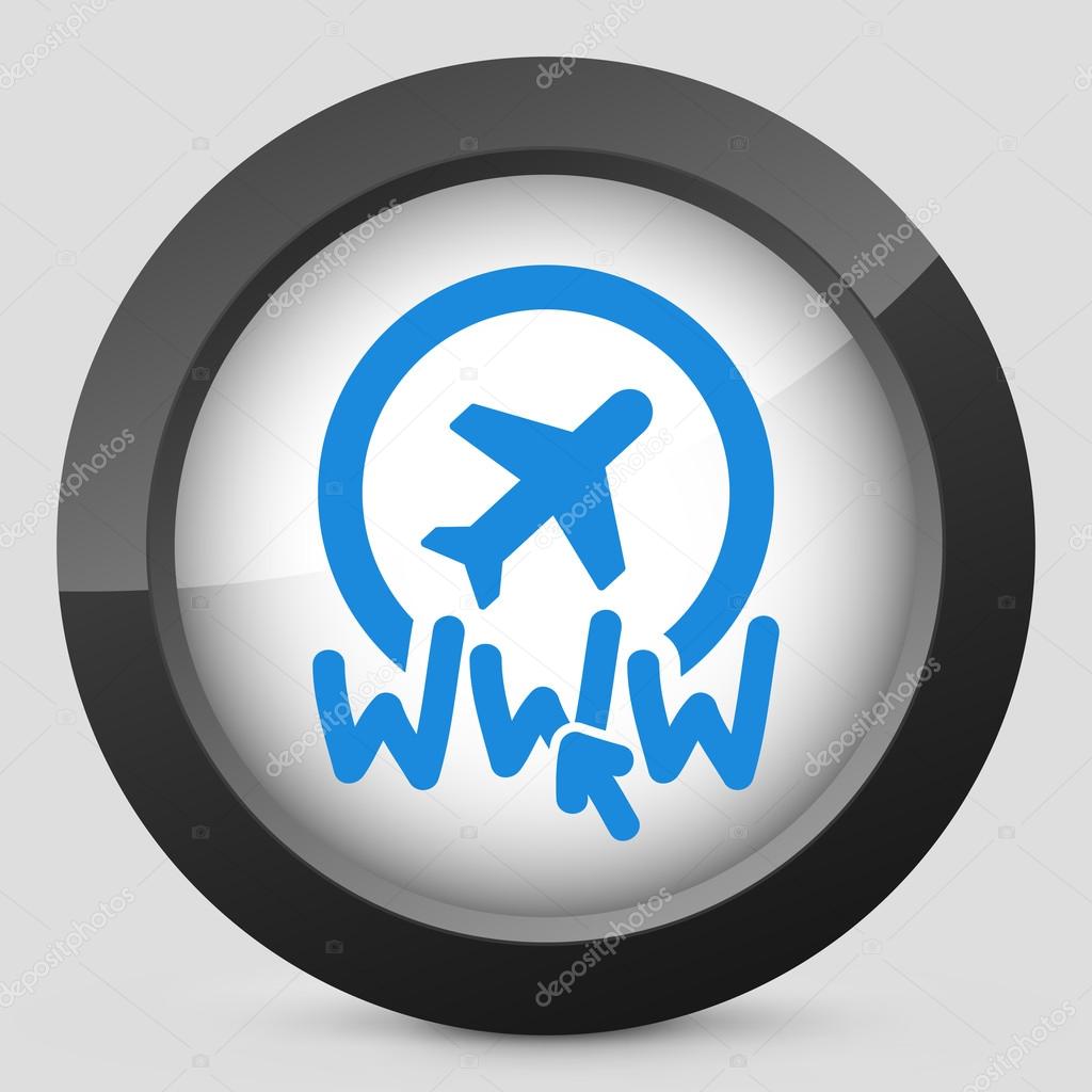 Website travel agency icon