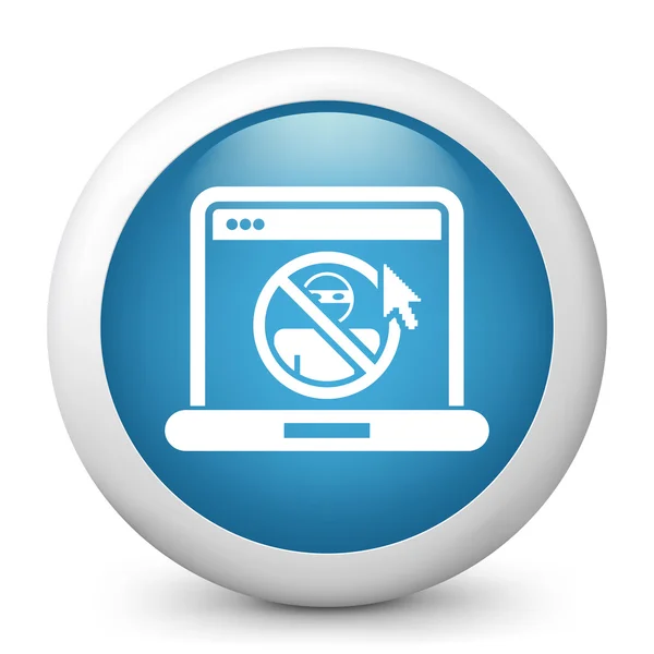 Protection des données d'accès Web — Image vectorielle