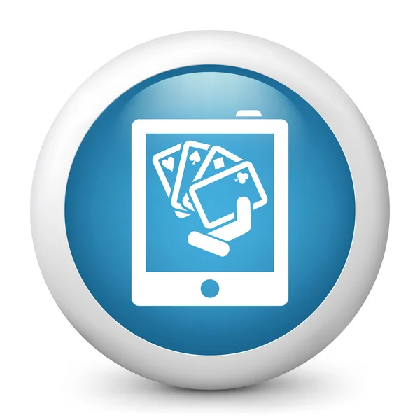 Icono del juego Poker — Vector de stock