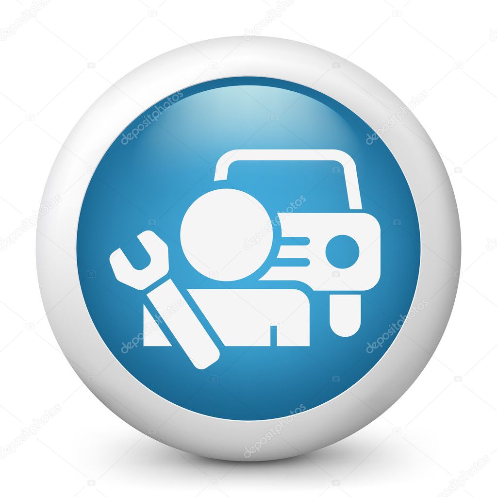 Car assistance icon concept