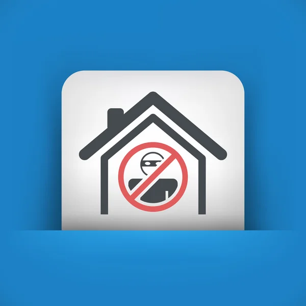 Icona concetto di protezione della casa — Vettoriale Stock