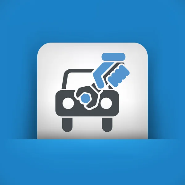 Car assistance concept icon — Stock Vector