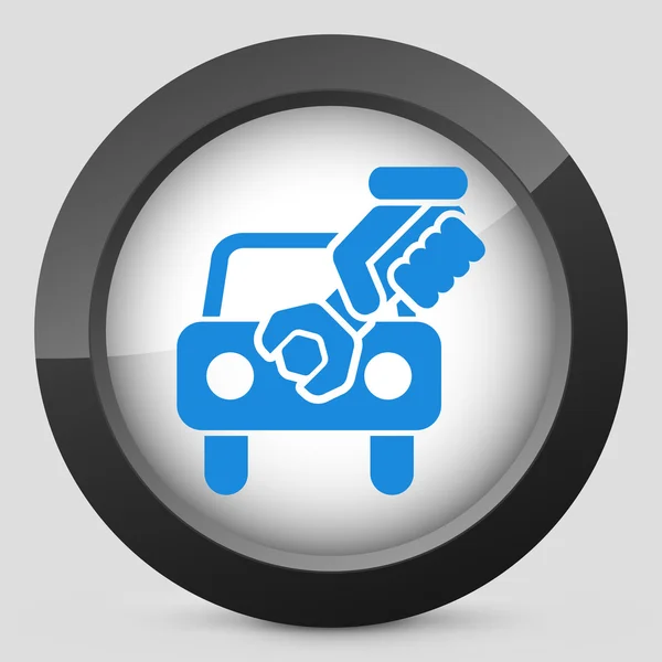 Car assistance concept icon — Stock Vector