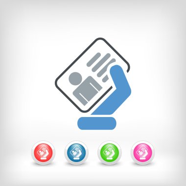 kimlik kartı simgesi