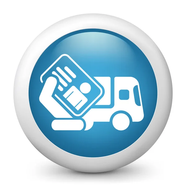 Icône de document camion — Image vectorielle