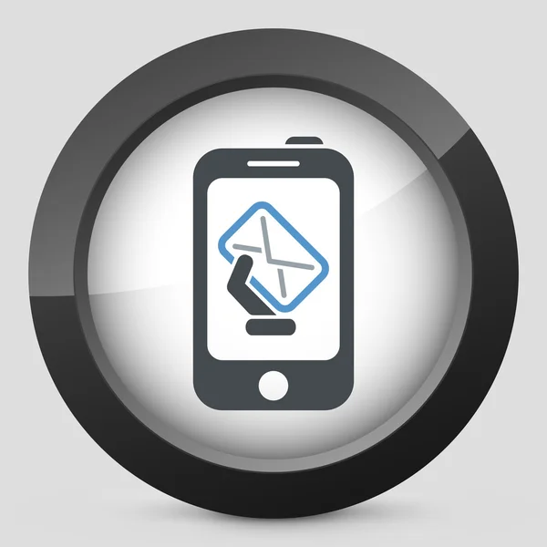 Icône de messagerie Smartphone — Image vectorielle