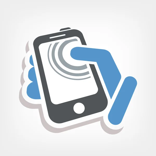 Touchscreen action icon — Stock Vector